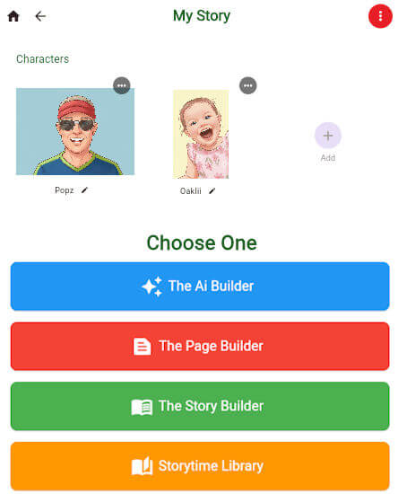 Pick Your Path — StoryFunTime app screen