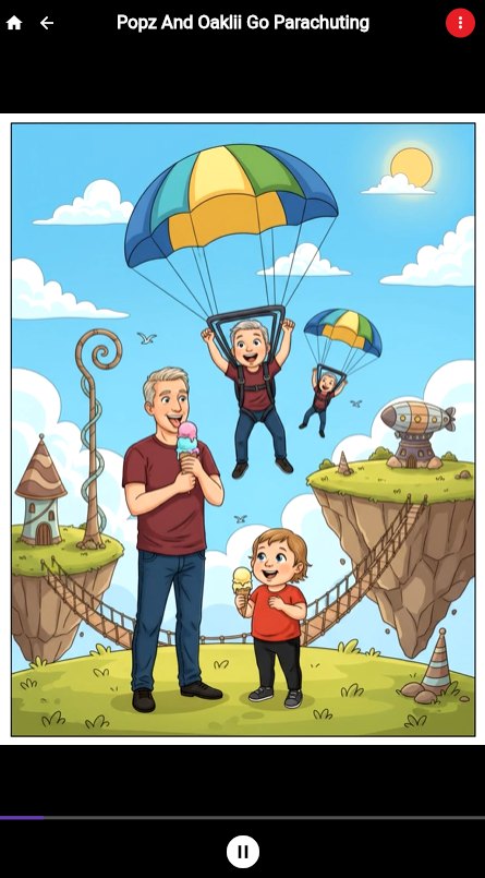 The Movie Launches — StoryFunTime app screen